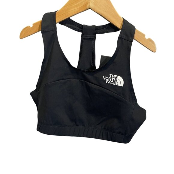 The North Face Girls 12 Black Bralette Size L Racerback Design - Picture 1 of 4